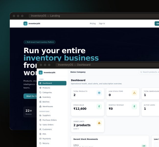 InventoryOS — Multi-tenant Inventory SaaS